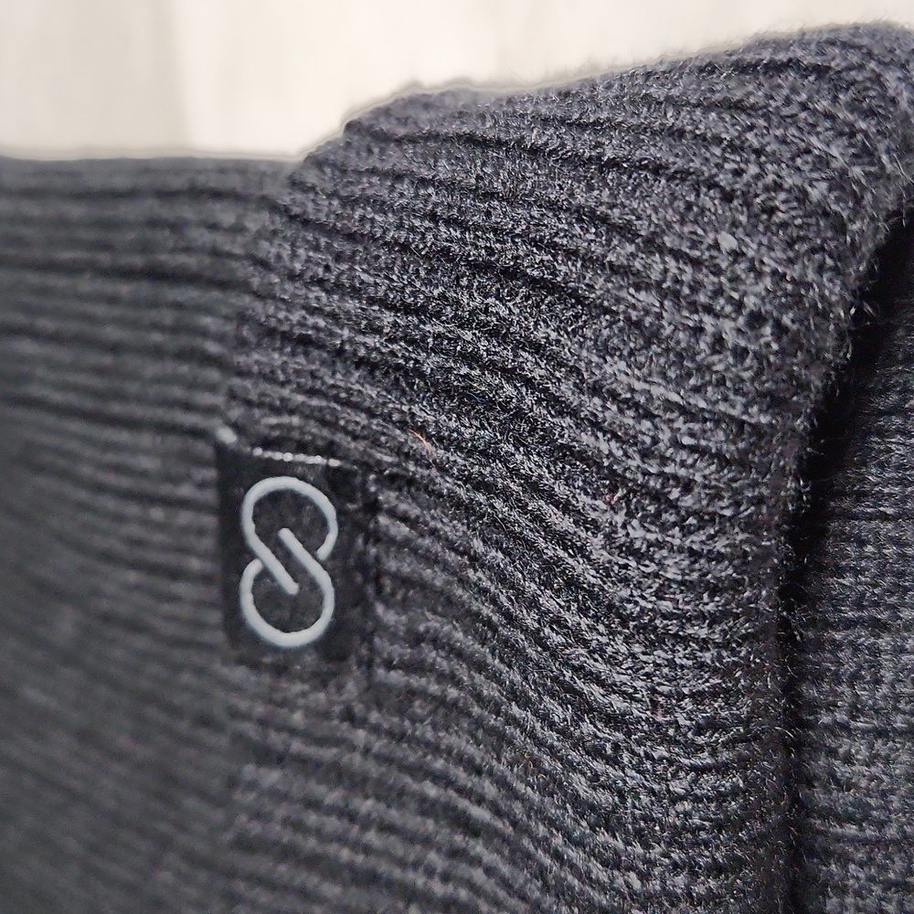 Calia ribbed beanie pure black NWT - Picture 2 of 7